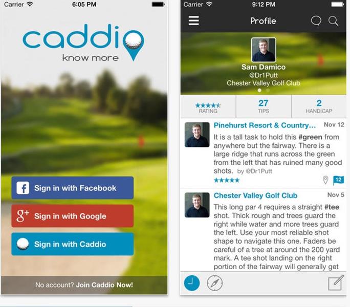 Caddio_mobile_application
