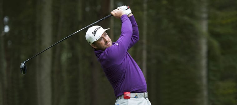 Graeme McDowell of Northern Ireland in action during a Pro-Am round ahead of the 2015 British Masters at the Marquess Course, Woburn, in Bedfordshire, England on 7/10/15. Picture: Richard Martin-Roberts | Golffile
