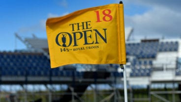 the open royal troon flag 18th