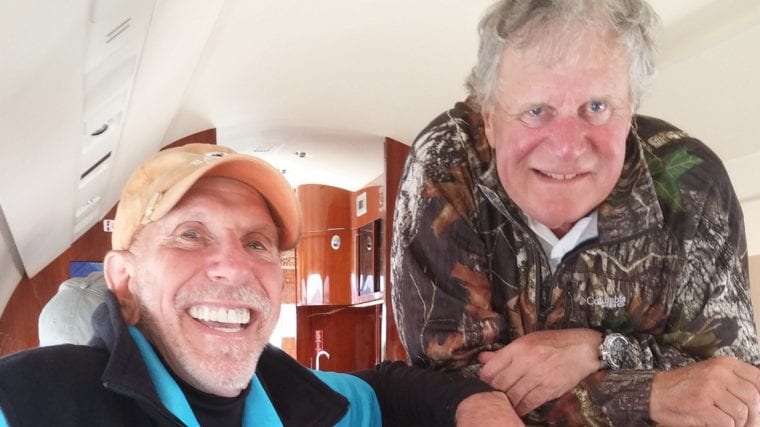 John Strawn with Tim Boyle April 2015 golf retailing