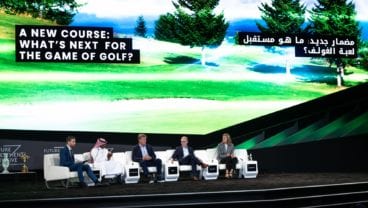 Expert Golf Saudi panel discuss 'What's next for the game of golf' at Future Investment Initiative