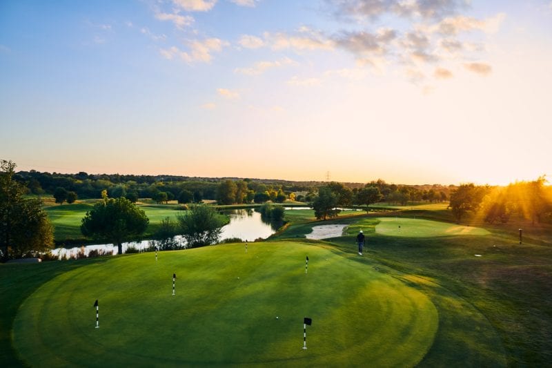 The Shire London's new premium short game practice area, enabling golfers to hone their skills in 2020