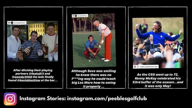Peebles Golf Club Instagram Stories 1 coronavirus crisis