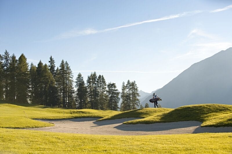 Zuoz Golf Course Kulm Hotel St Moritz