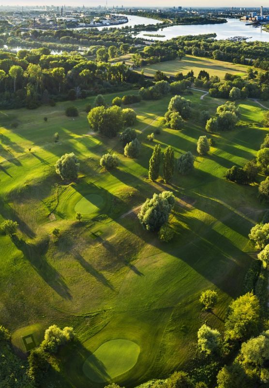 Moorfleet Golf Club actual aerial picture