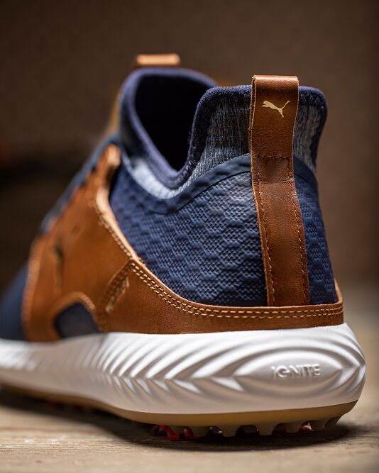 Puma Golf IGNITE CAGED CRAFTED footwear from the back
