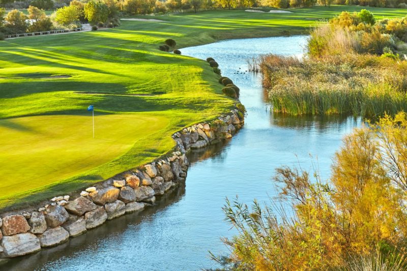 The Lakes is one of two course designed by Greg Norman at Lumine Golf Club