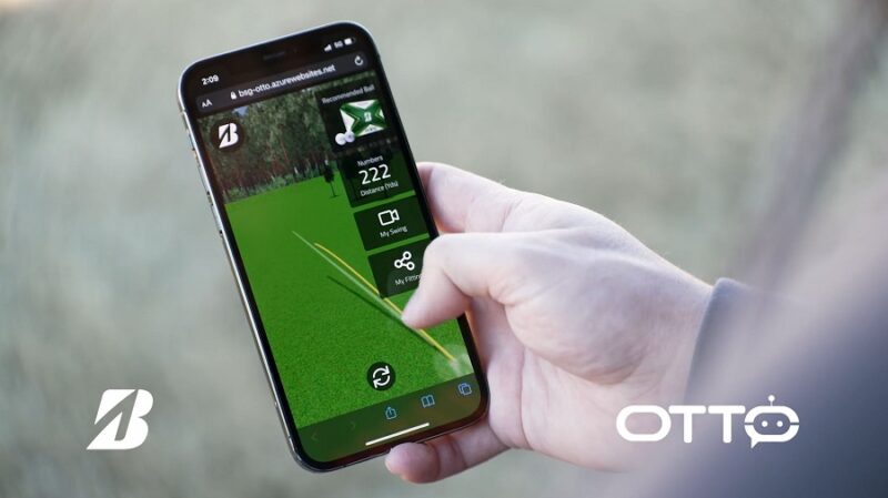 Bridgestone Golf OTTO on mobile