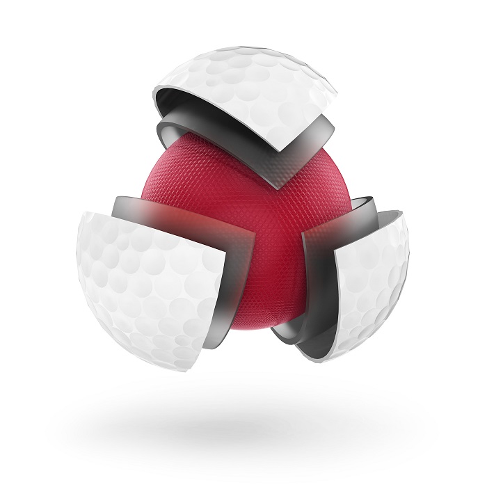Wilson Triad golf ball 3 elements-Standard-Tech