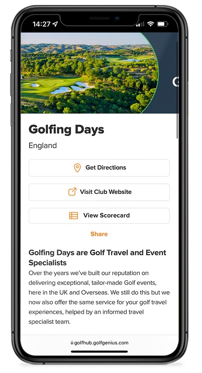 Golf Hub 2 Golf Genius marketing automation