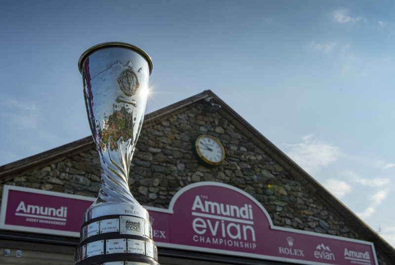 Amundi Evian Championship trophy