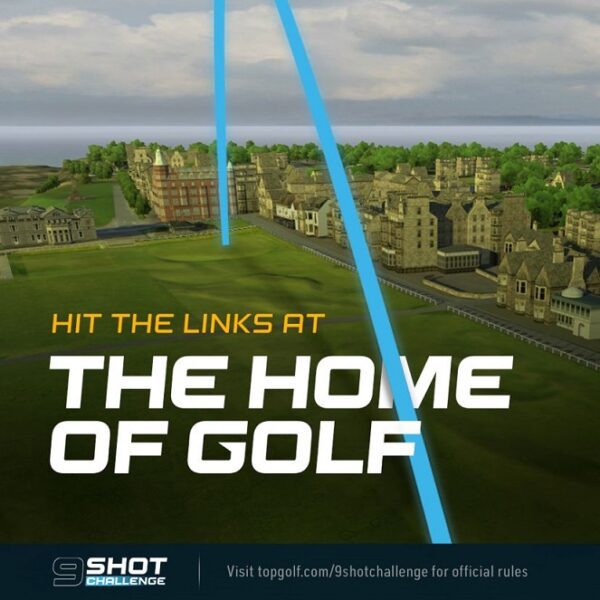 Toptracer 9 hole competition 150th Open Championship