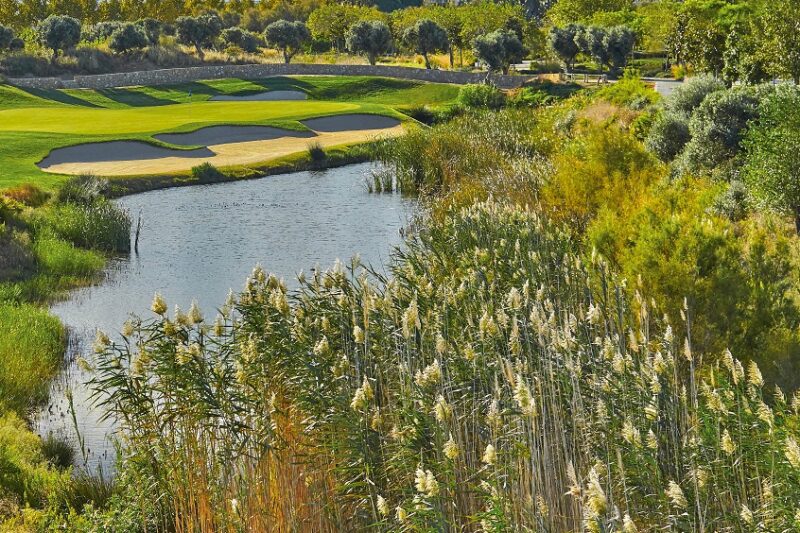 Infinitum Lakes Course and the lake