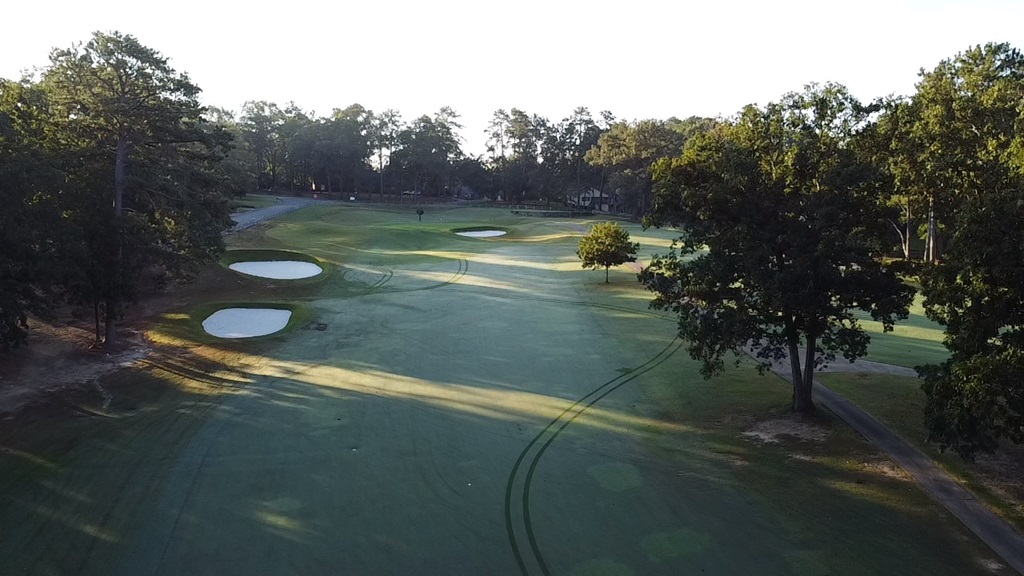 Hoover Country Club Hole 10 after renovation