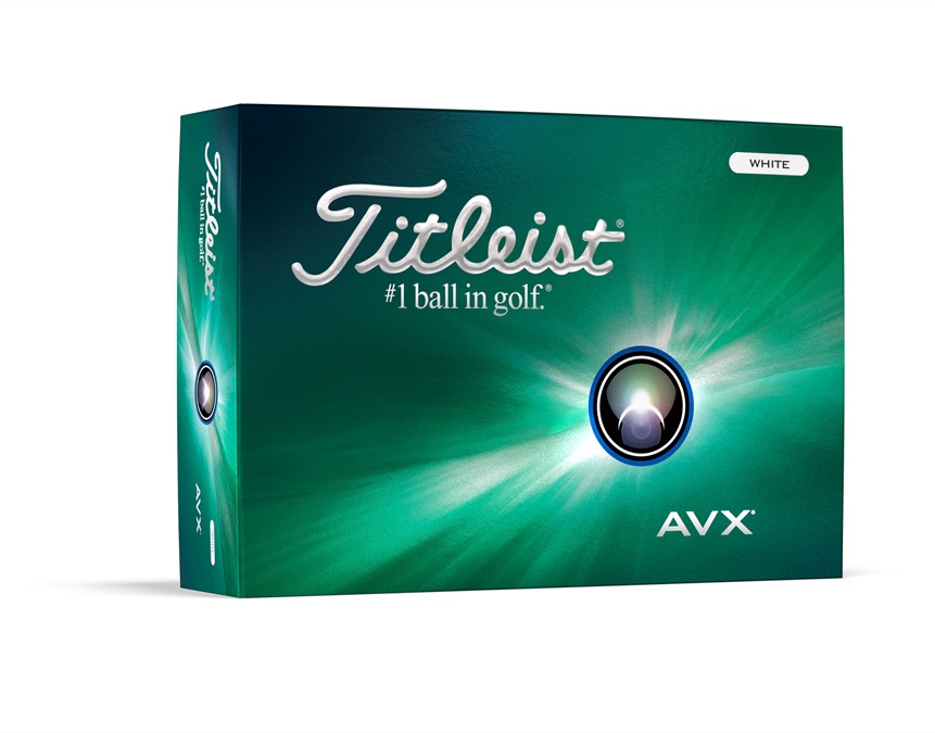 2024 Titleist AVX golf ball packshot