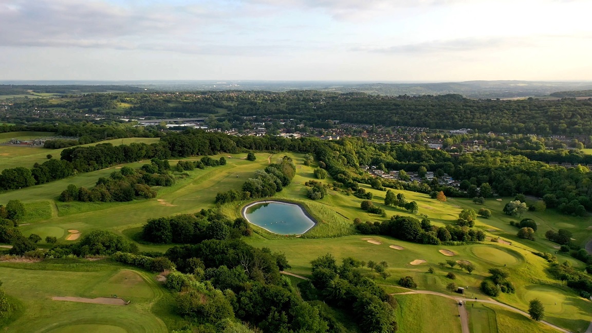 Wycombe Heights Golf Centre air view