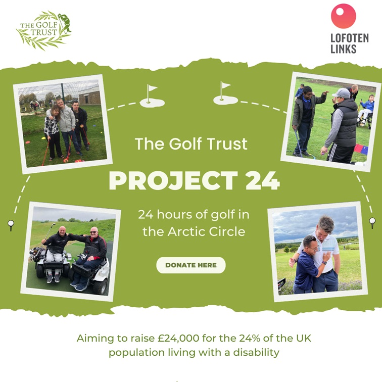 Golf Trust Project24 initiative in Lofoten Links