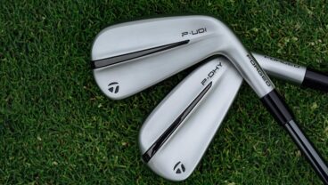 TaylorMade P·DHY and PUDI utility irons on course