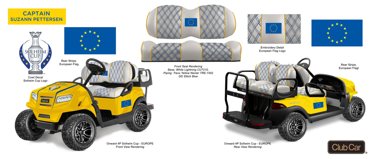 2024 Solheim Cup Team Europe Club Car