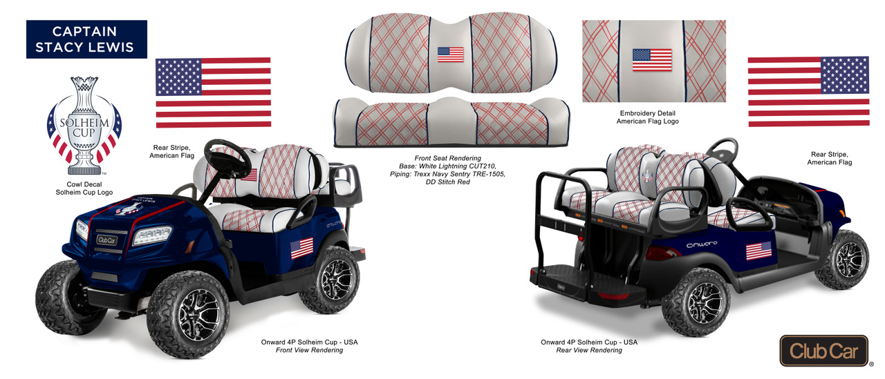 2024 Solheim CUp Team USA Club Car