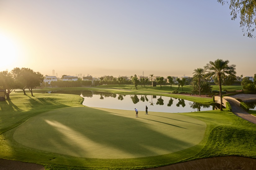 Hero Dubai Desert Classic golf course nearest to the hole