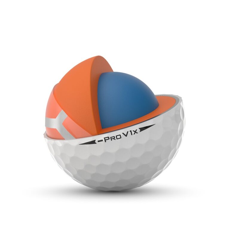 Titleist RCT golf ball_ProV1x_LeftDash_RCT_Core_Cutaway