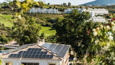 La Cala Resort solar panels on roofs