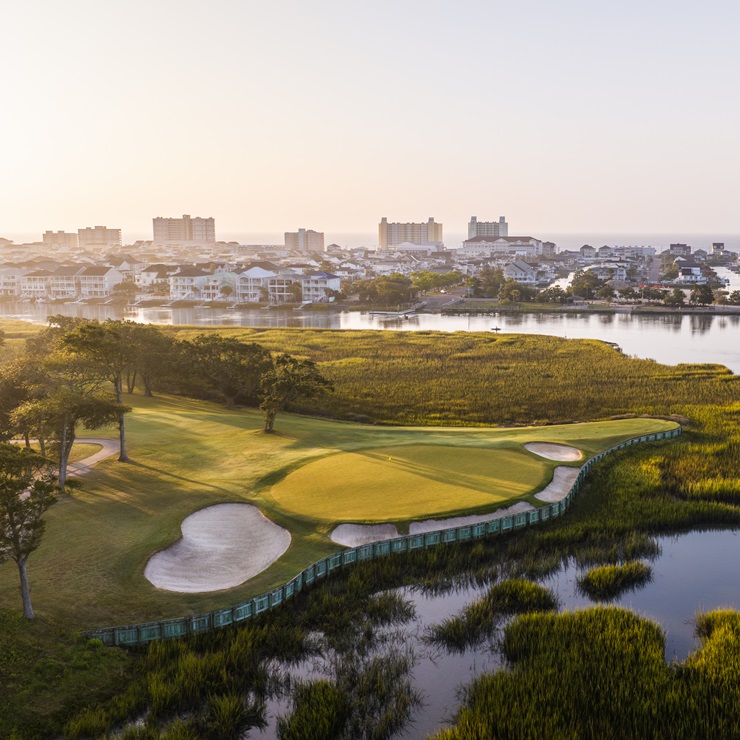 Tidewater Golf Club air view