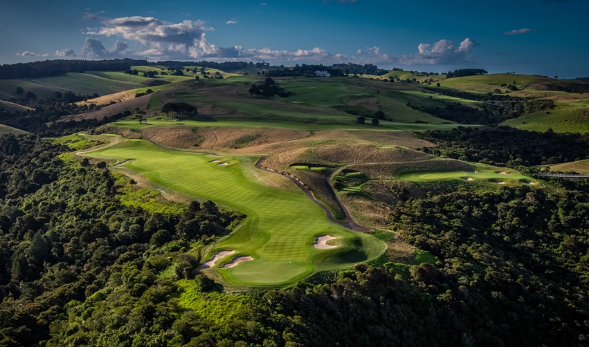 Kauri Cliffs hole 4 resized