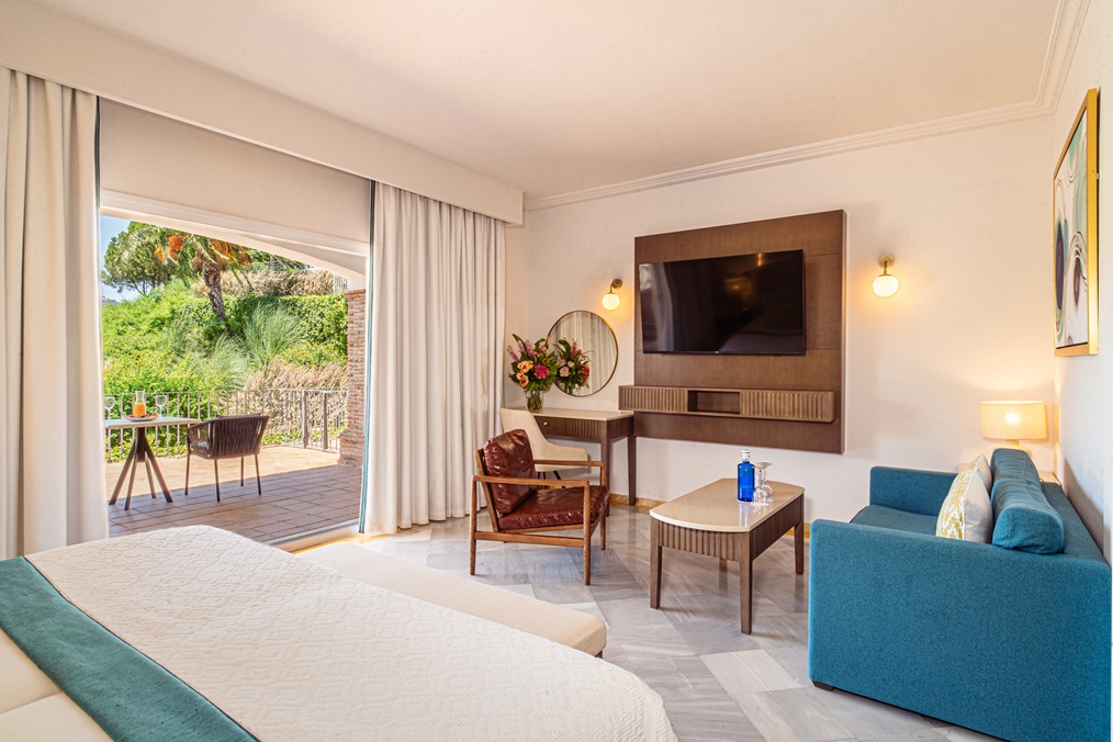 La Cala Resort facelifted hotel room with balcony