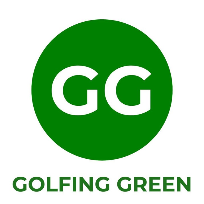 GOLFING GREEN logo with circle and text resized