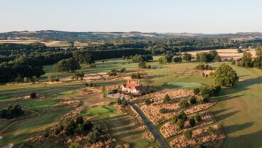 Close House clubhouse air view