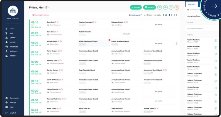 ClubUp Crew employee scheduling platform